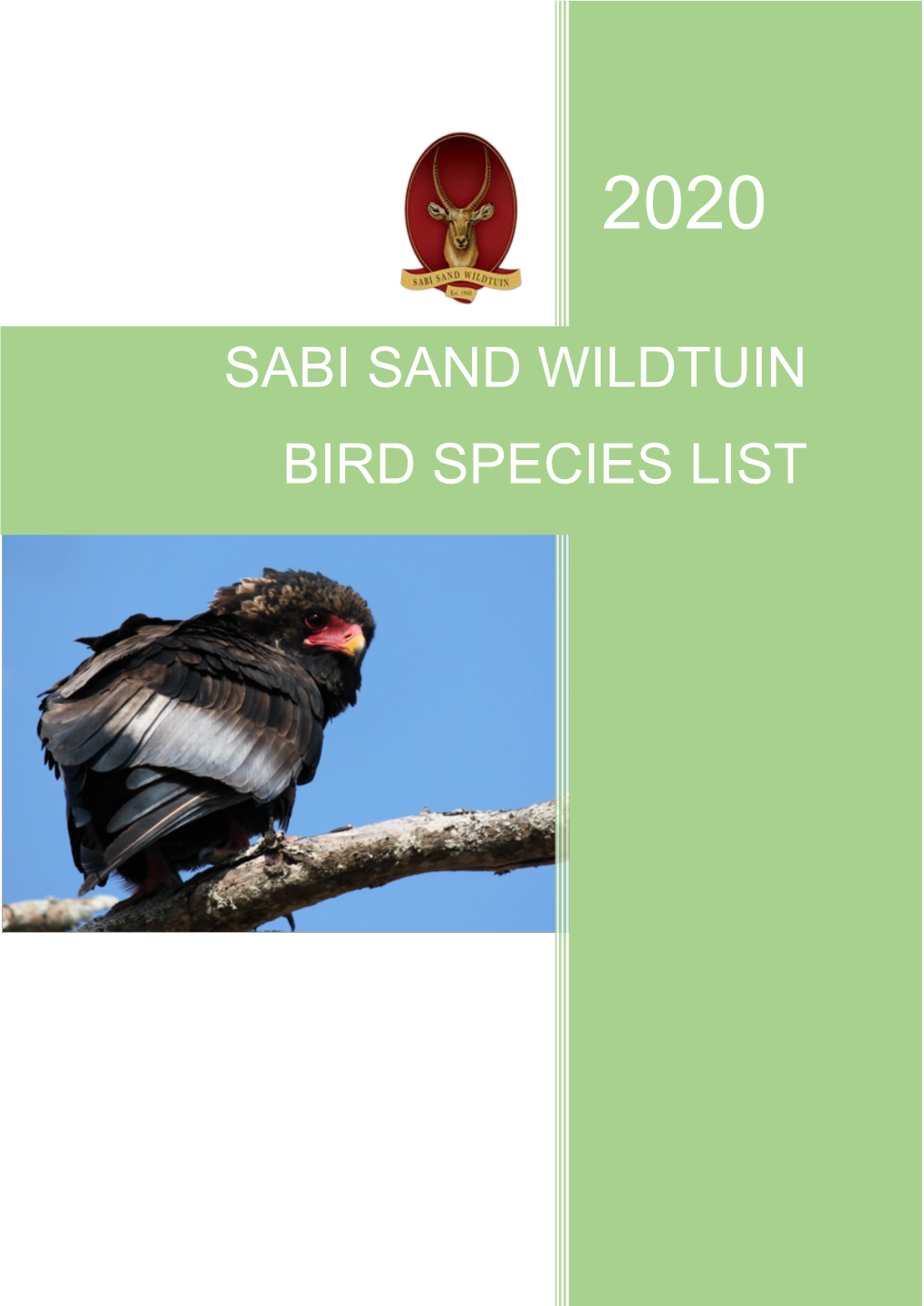 SSW Bird Species List