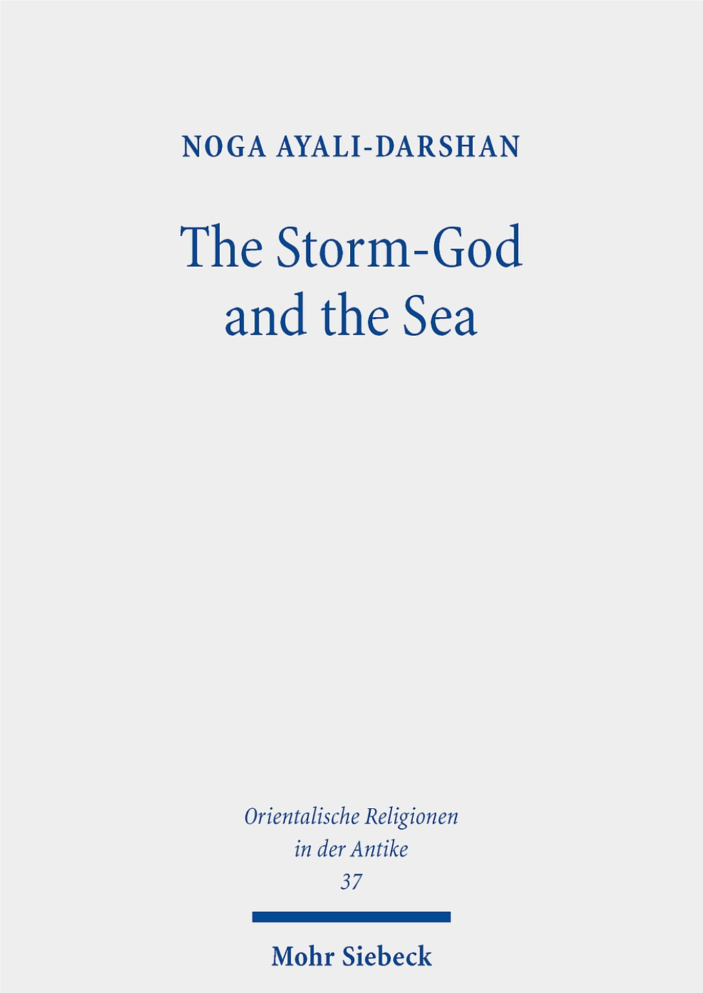 The Storm-God and the Sea