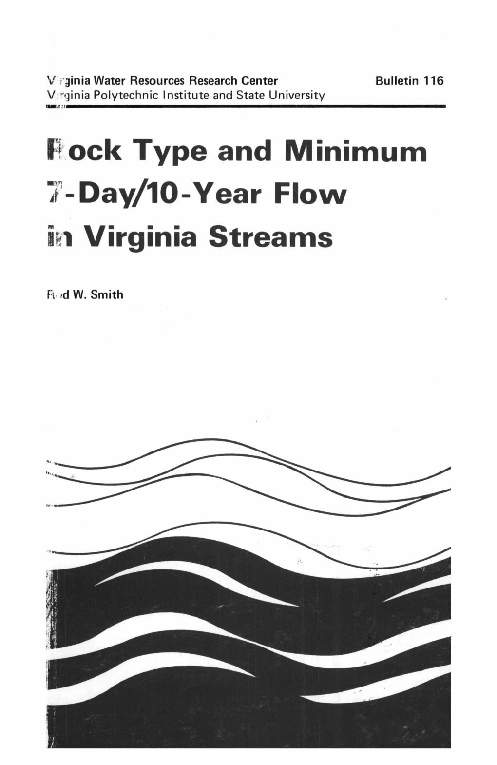 R-Day/10-Vear Flow I~·1 Virginia Streams