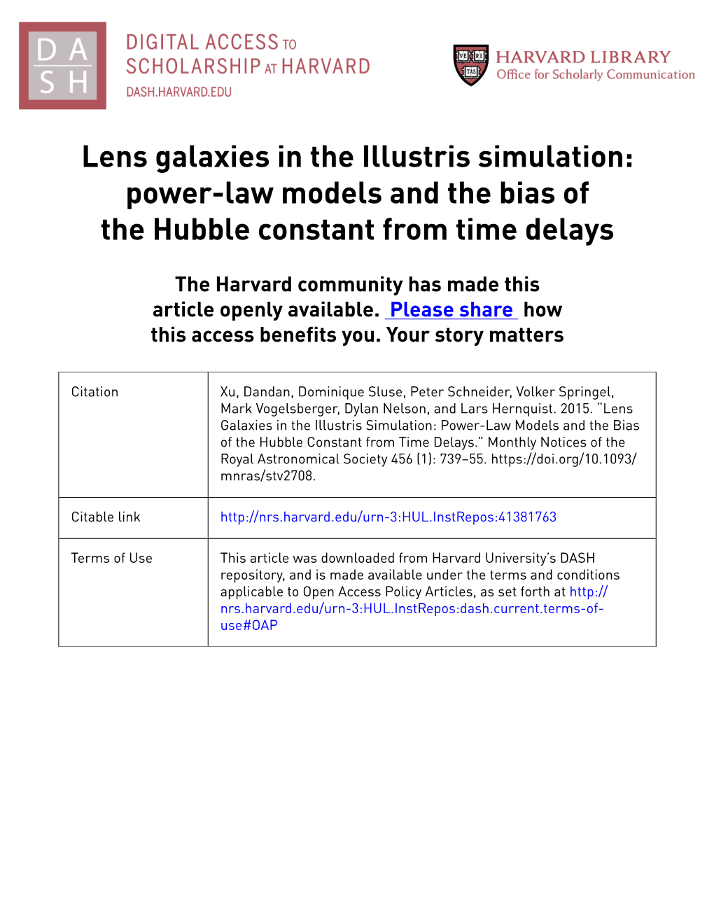 Lens Galaxies in the Illustris Simulation: Power-Law Models and the Bias of the Hubble Constant from Time Delays