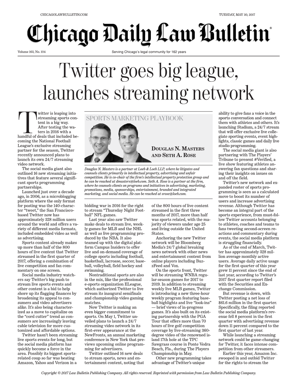 Twitter Goes Big League, Launches Streaming Network