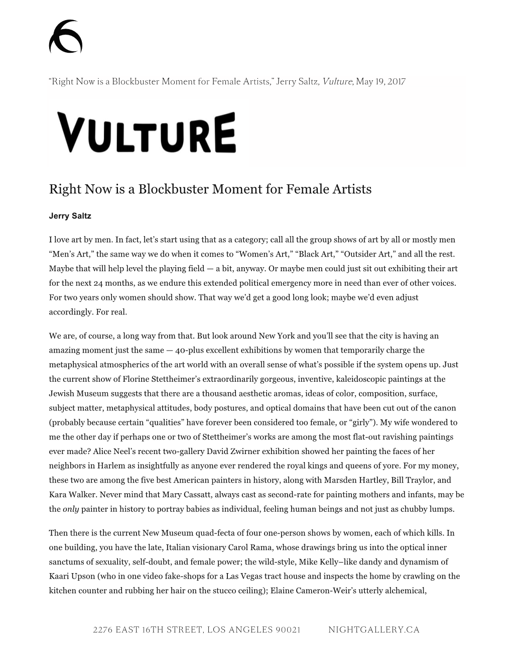 Right Now Is a Blockbuster Moment for Female Artists Vulture