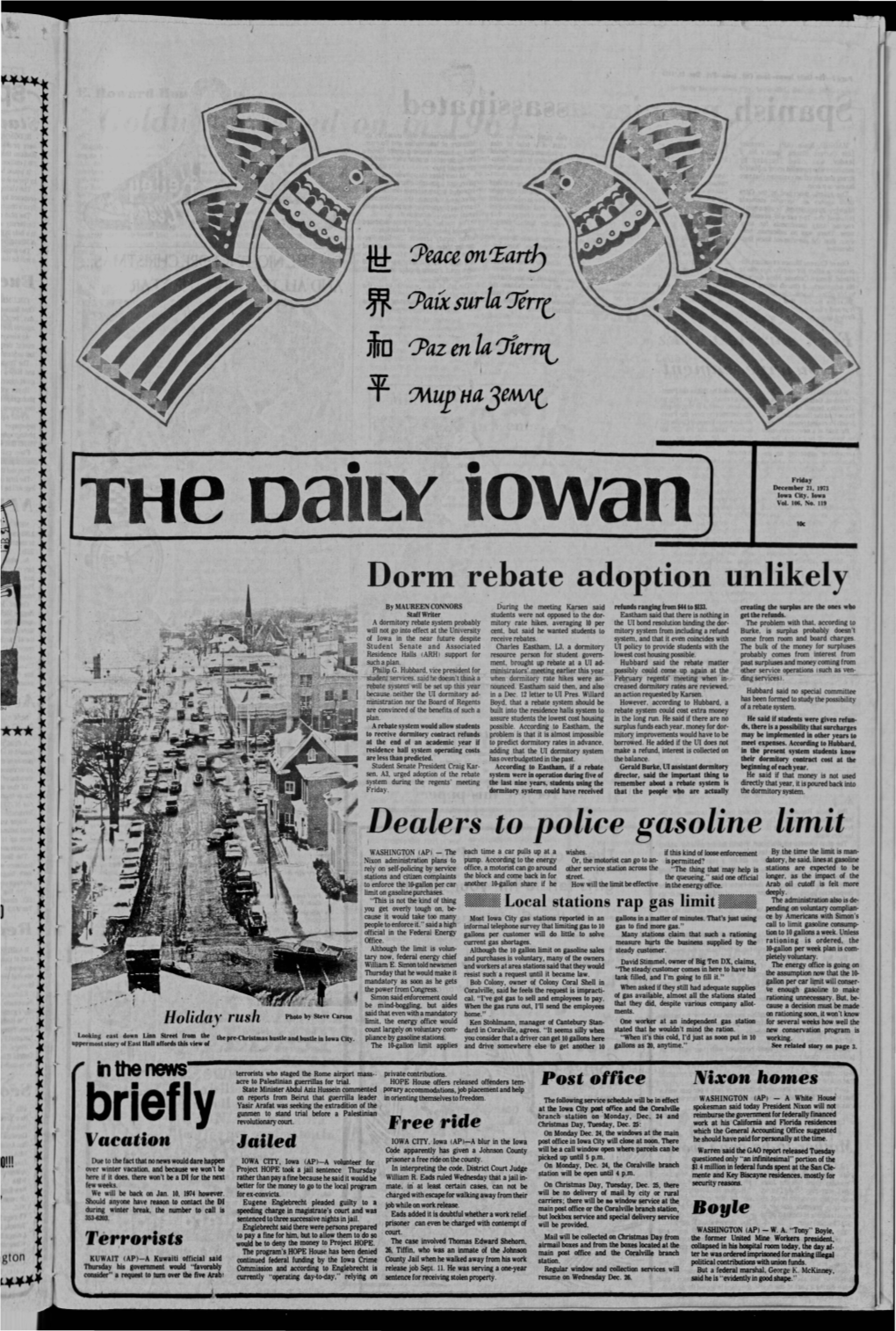 Daily Iowan (Iowa City, Iowa), 1973-12-21