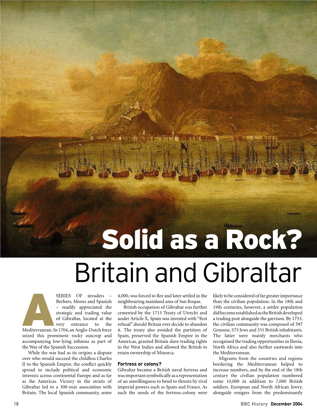 Solid As a Rock? Britain and Gibraltar