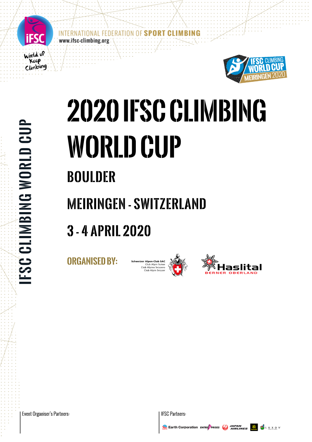 2020 Ifsc Climbing World Cup Boulder