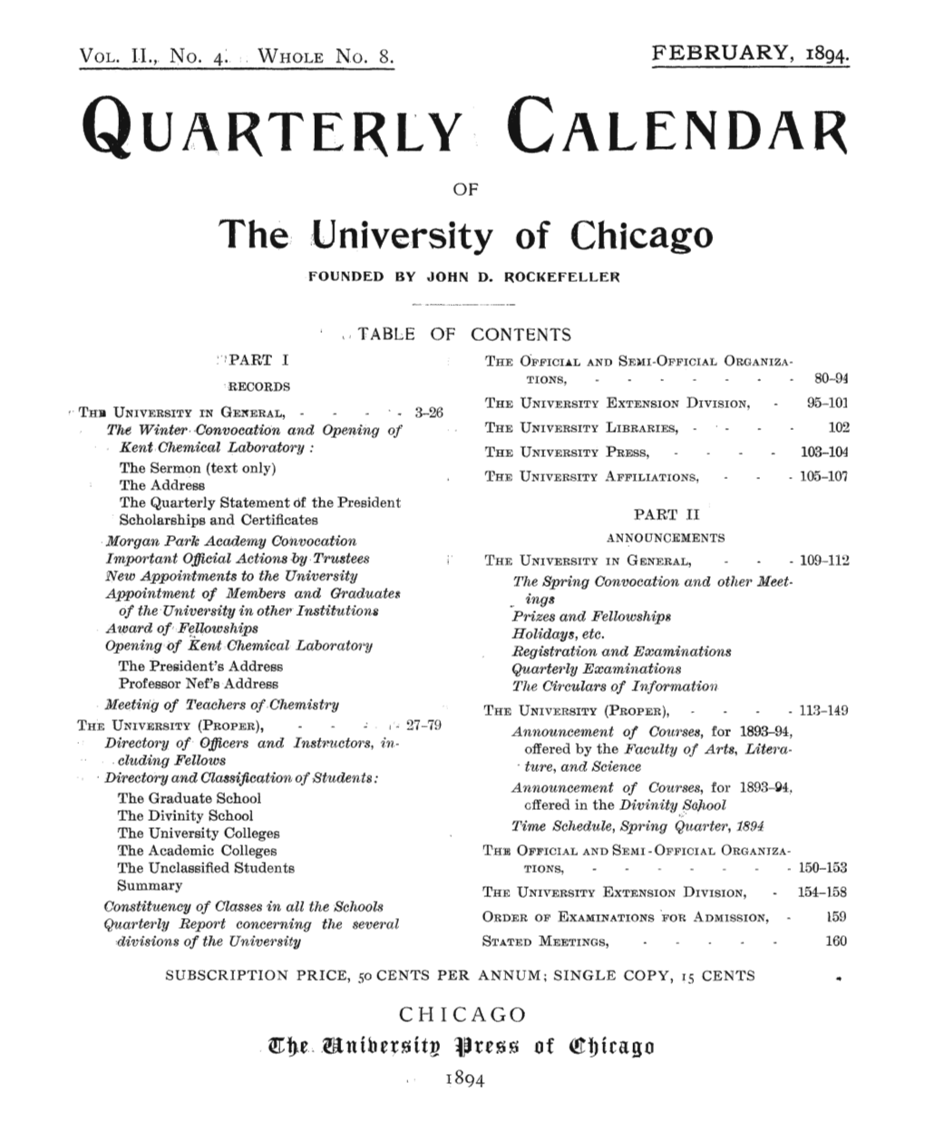 Quarterly Calendar