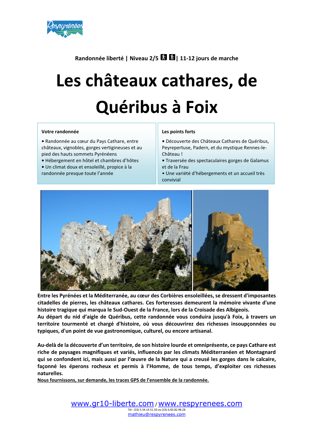Les Châteaux Cathares, De Quéribus À Foix