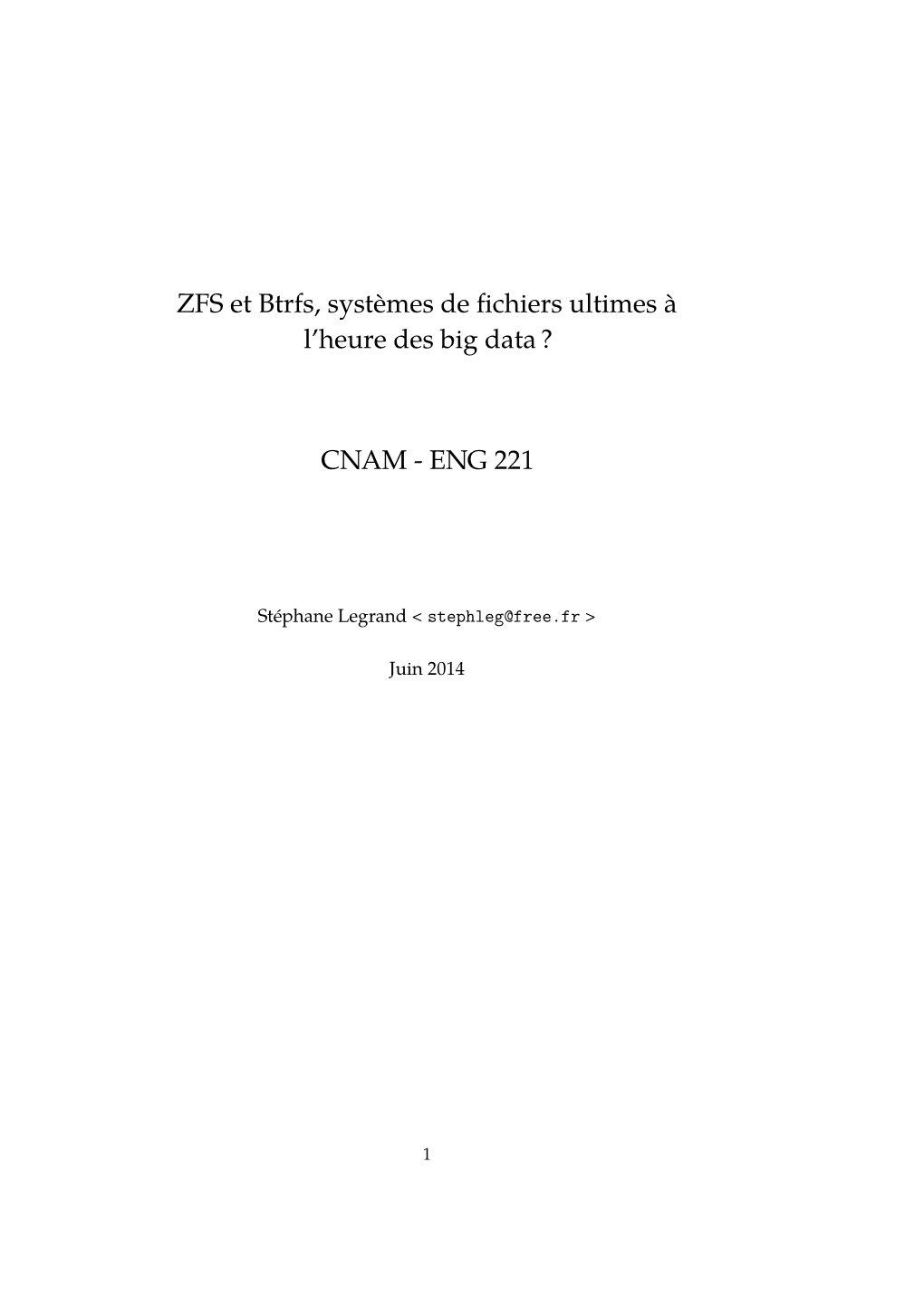 ZFS Et Btrfs, Systèmes De Fichiers Ultimes À L'heure Des Big Data