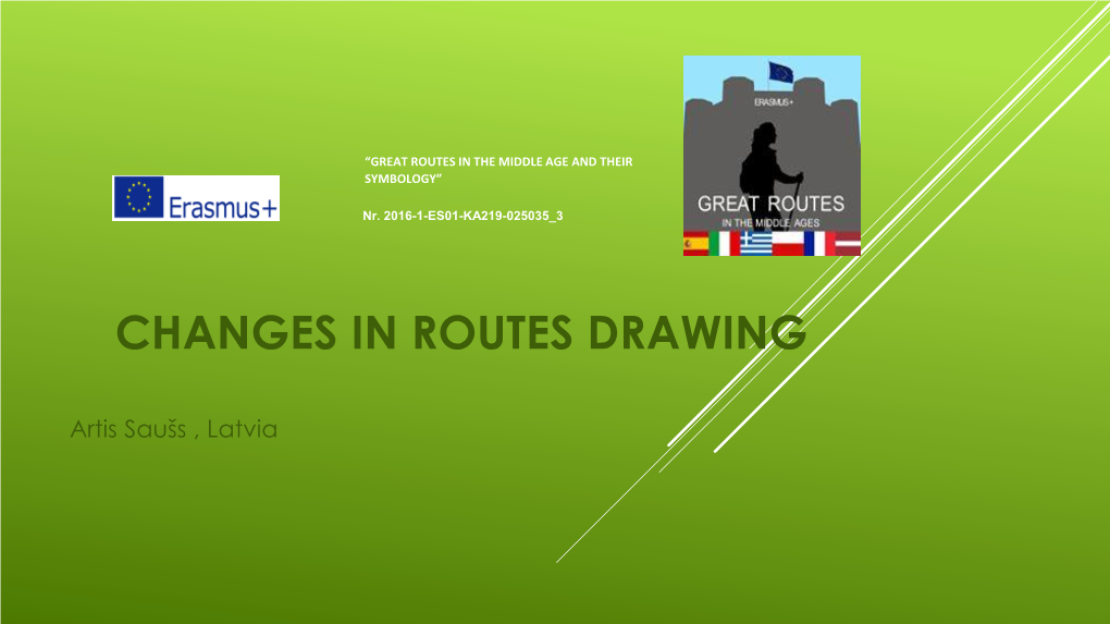 Changes in Routes Drawing