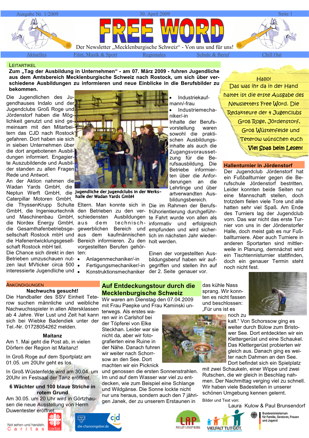 Newsletter 12009 1