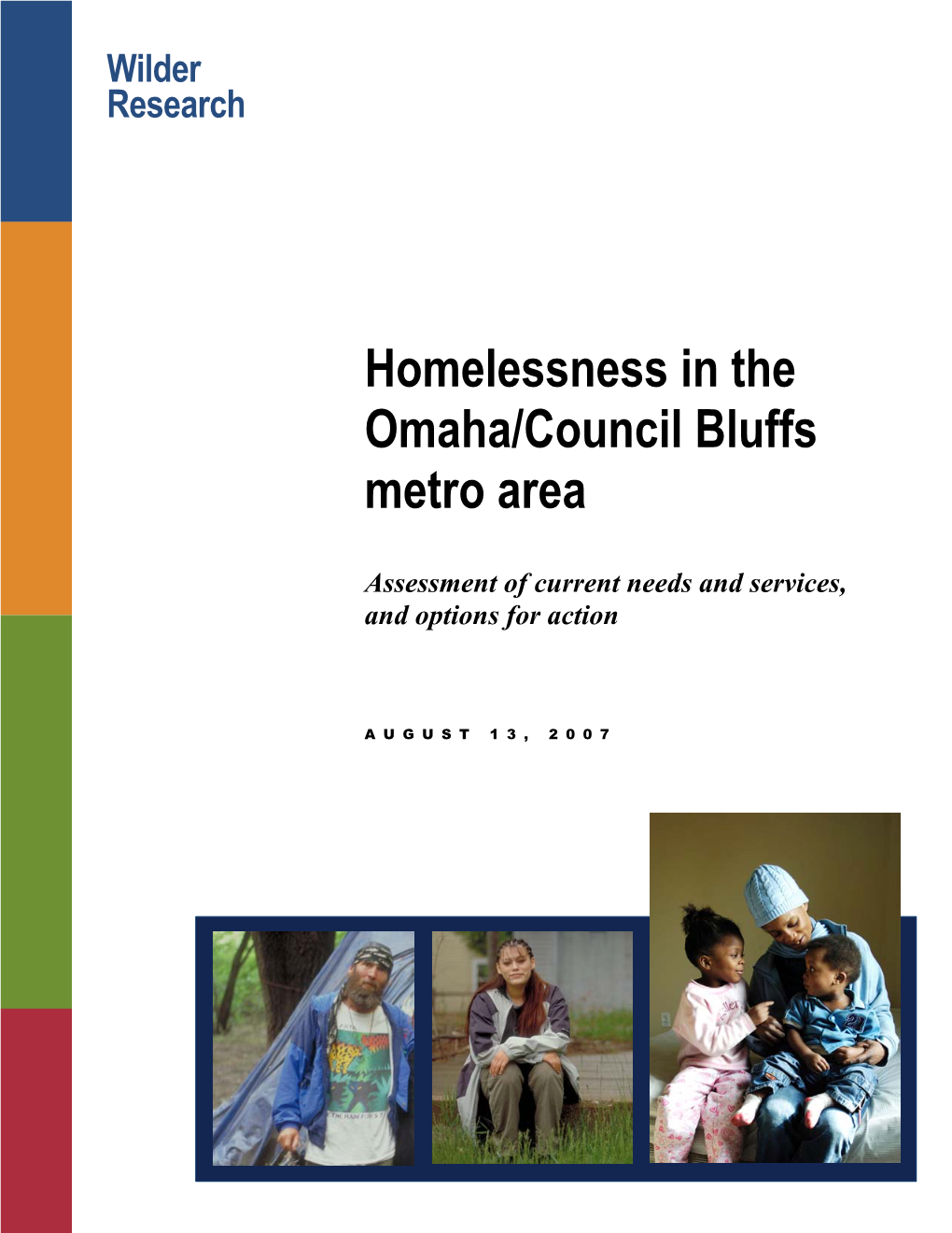 Homelessness in the Omaha/Council Bluffs Metro Area