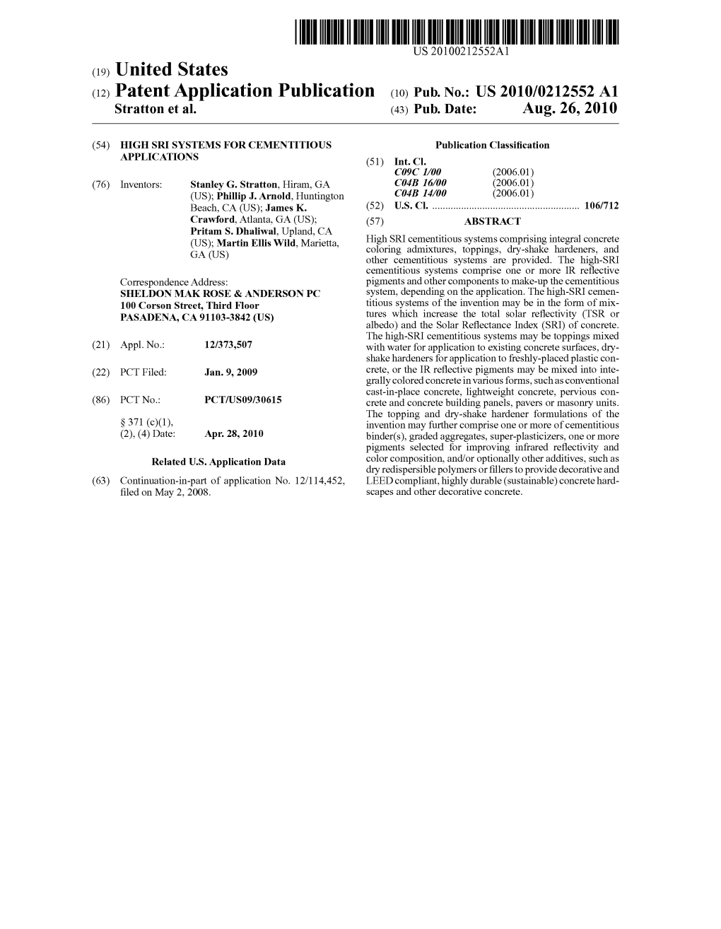 (19) United States (12) Patent Application Publication (10) Pub