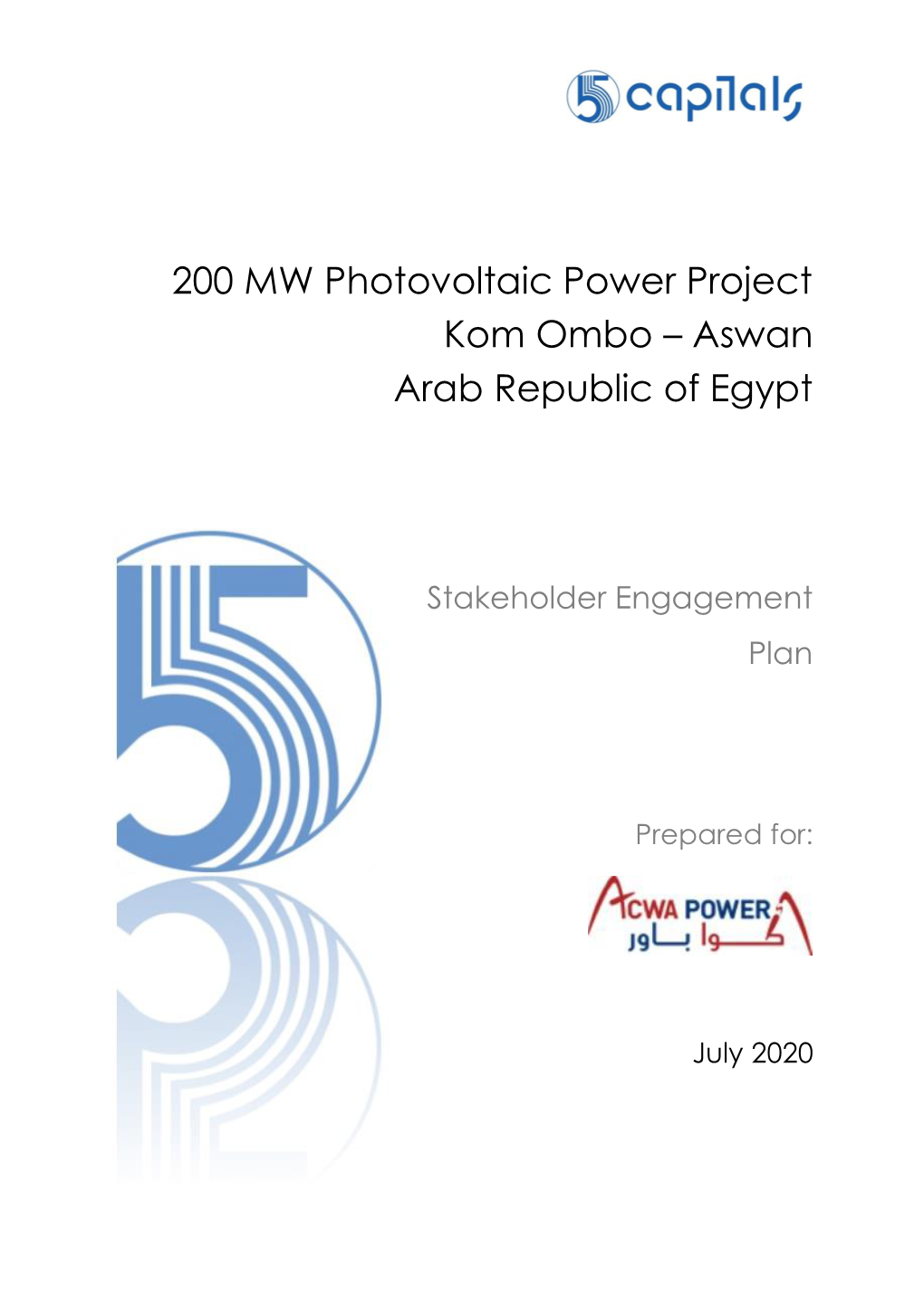 200 MW Photovoltaic Power Project Kom Ombo – Aswan Arab Republic of Egypt