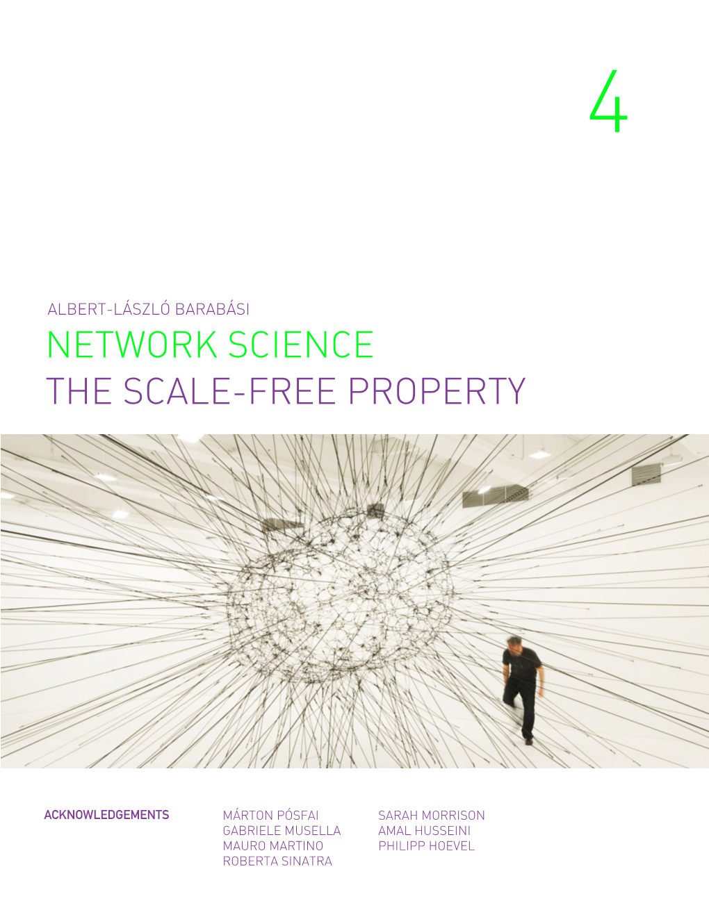 Network Science the Scale-Free Property