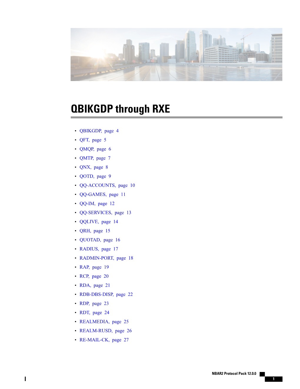 QBIKGDP Through RXE