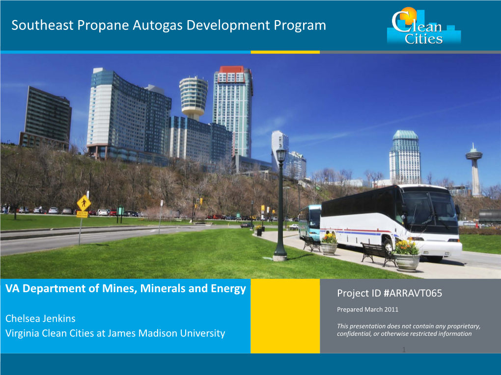 Southeast Propane Autogas Development Program