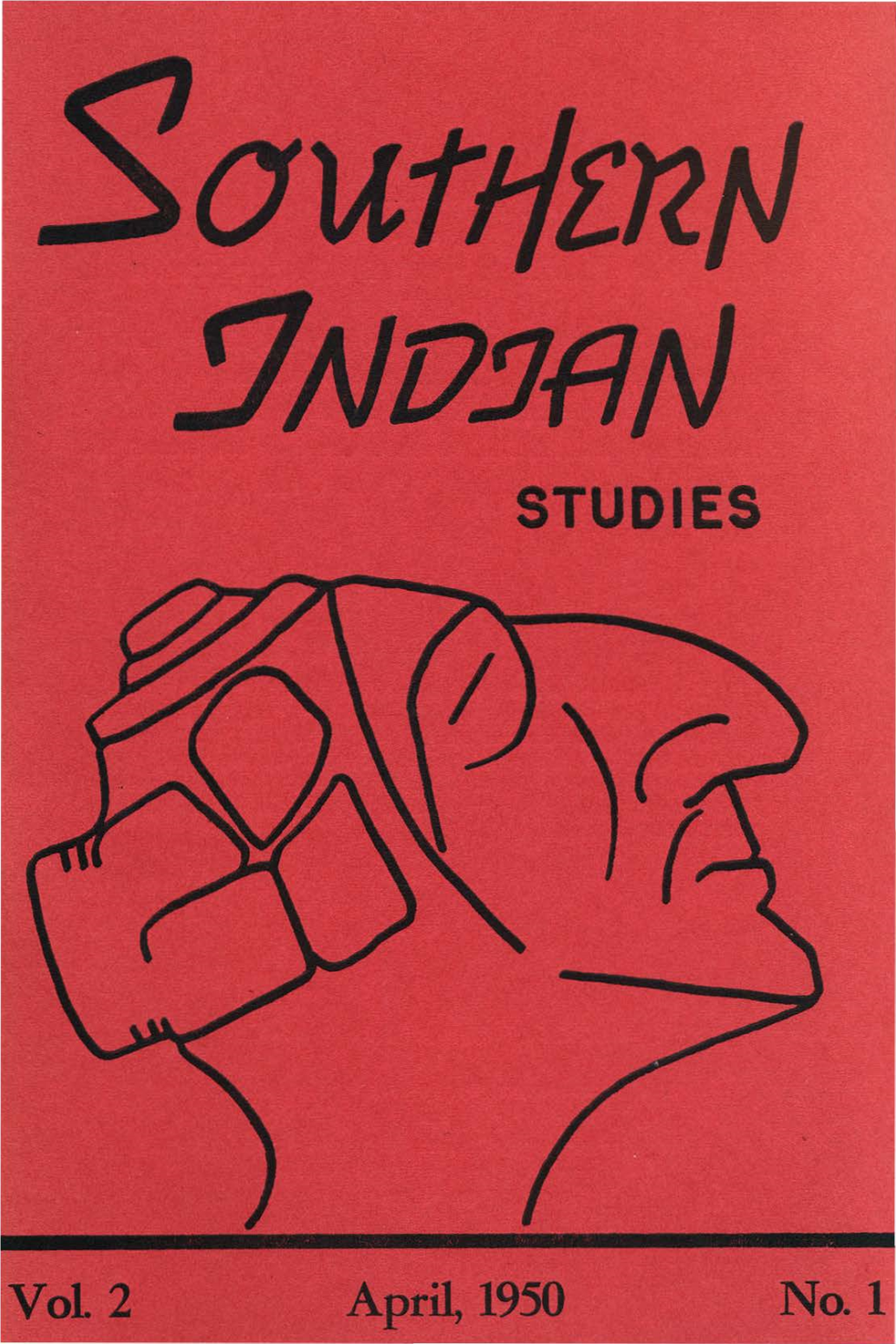 Southern Indian Studies, Vol. 2, No. 1