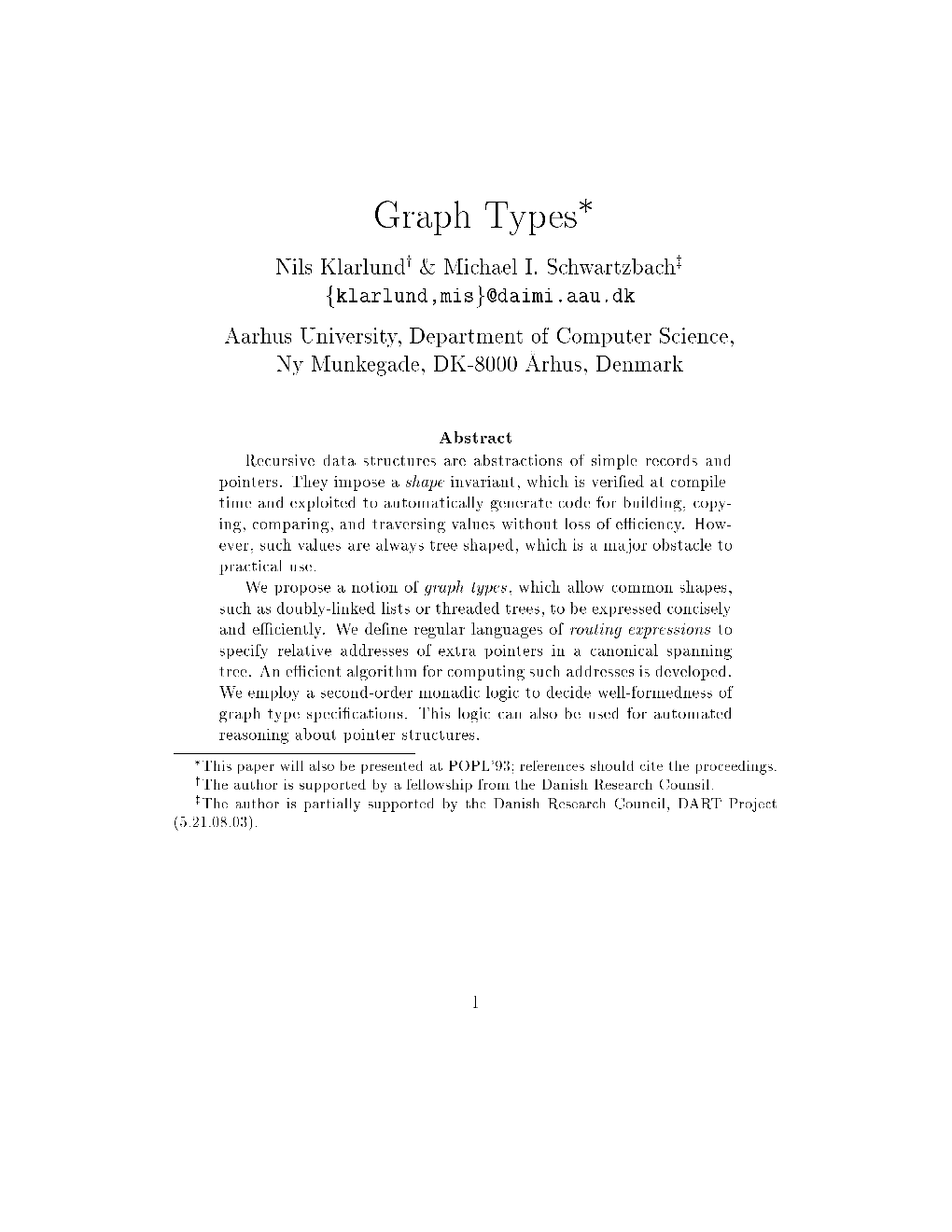 Graph Types � Which Allow Common Shap Es