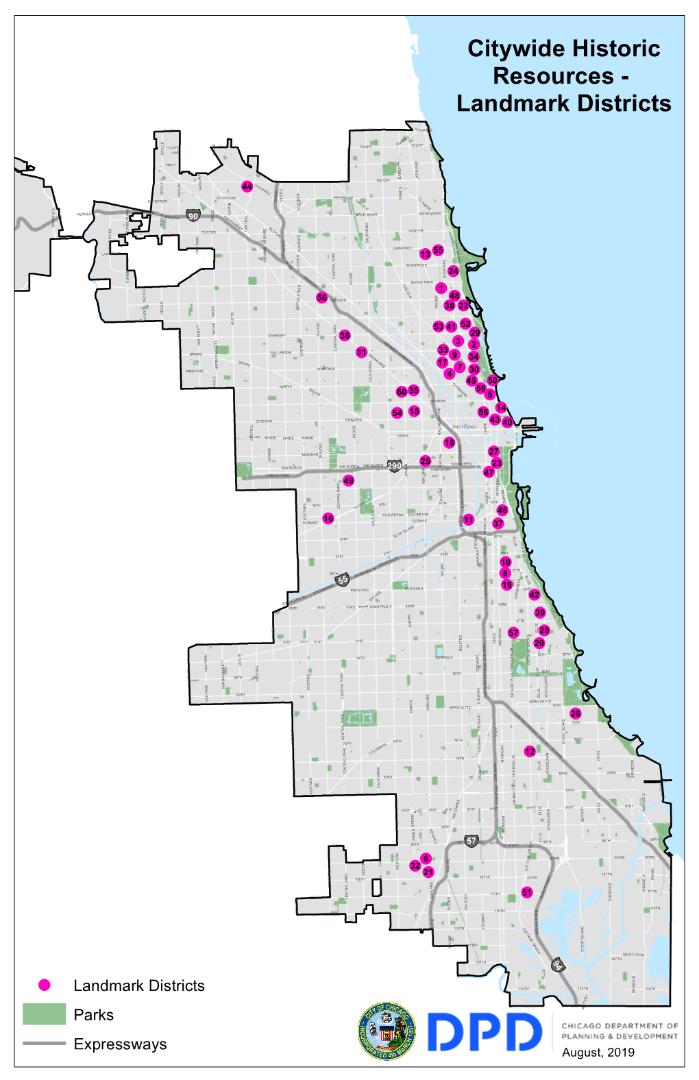 Citywide Historic Resources - Landmark Districts