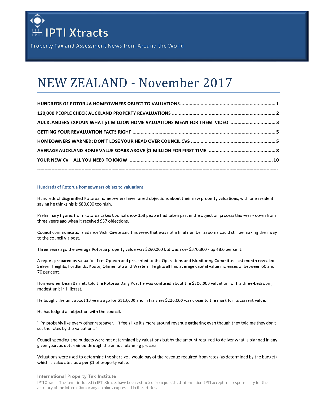 NEW ZEALAND - November 2017