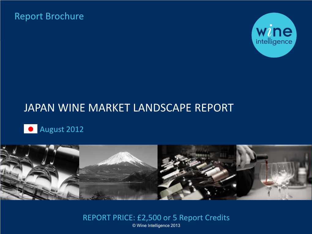 Japan Wine Market Landscape Report