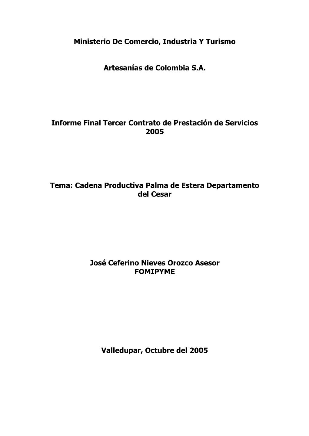 Informe Final 2005