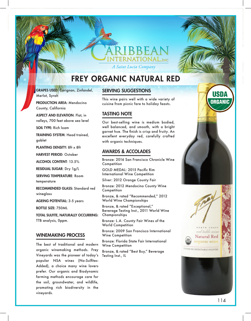 Frey Organic Natural Red