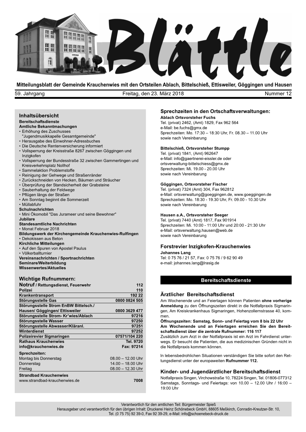 Mitteilungsblatt Kalenderwoche 12 2018.Pdf