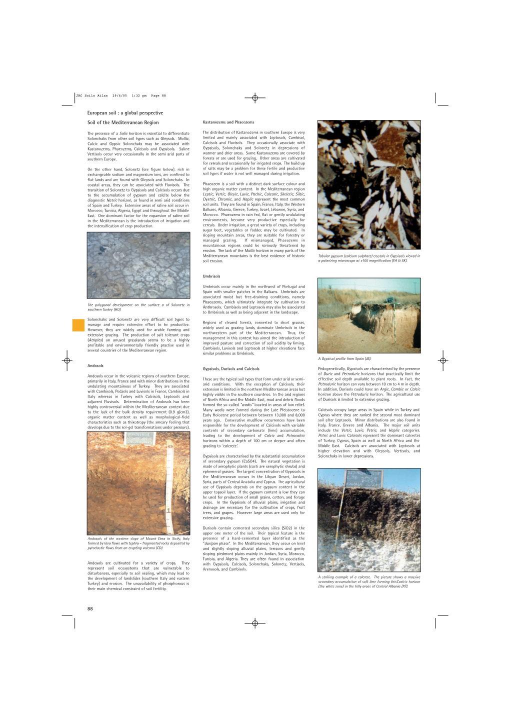 JRC Soils Atlas 29/6/05 1:32 Pm Page 88