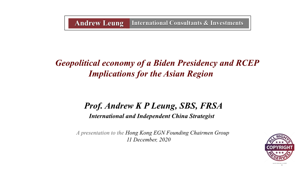 Andrew Leung International Consultants Limited