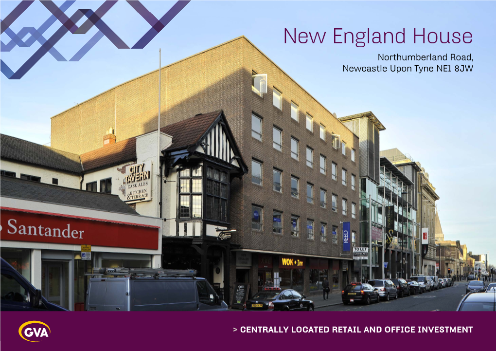 New England House Northumberland Road, Newcastle Upon Tyne NE1 8JW