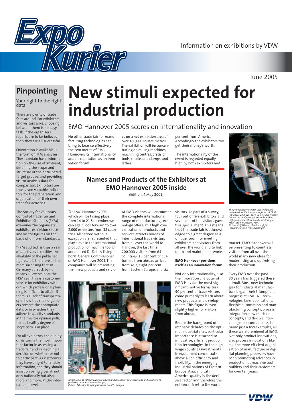 New Stimuli Expected for Industrial Production
