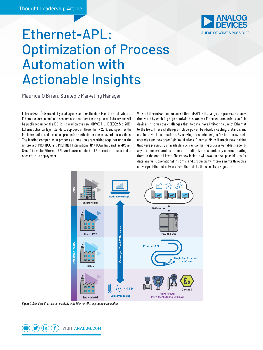 Ethernet-APL:The Future of Process Automation Connectivity