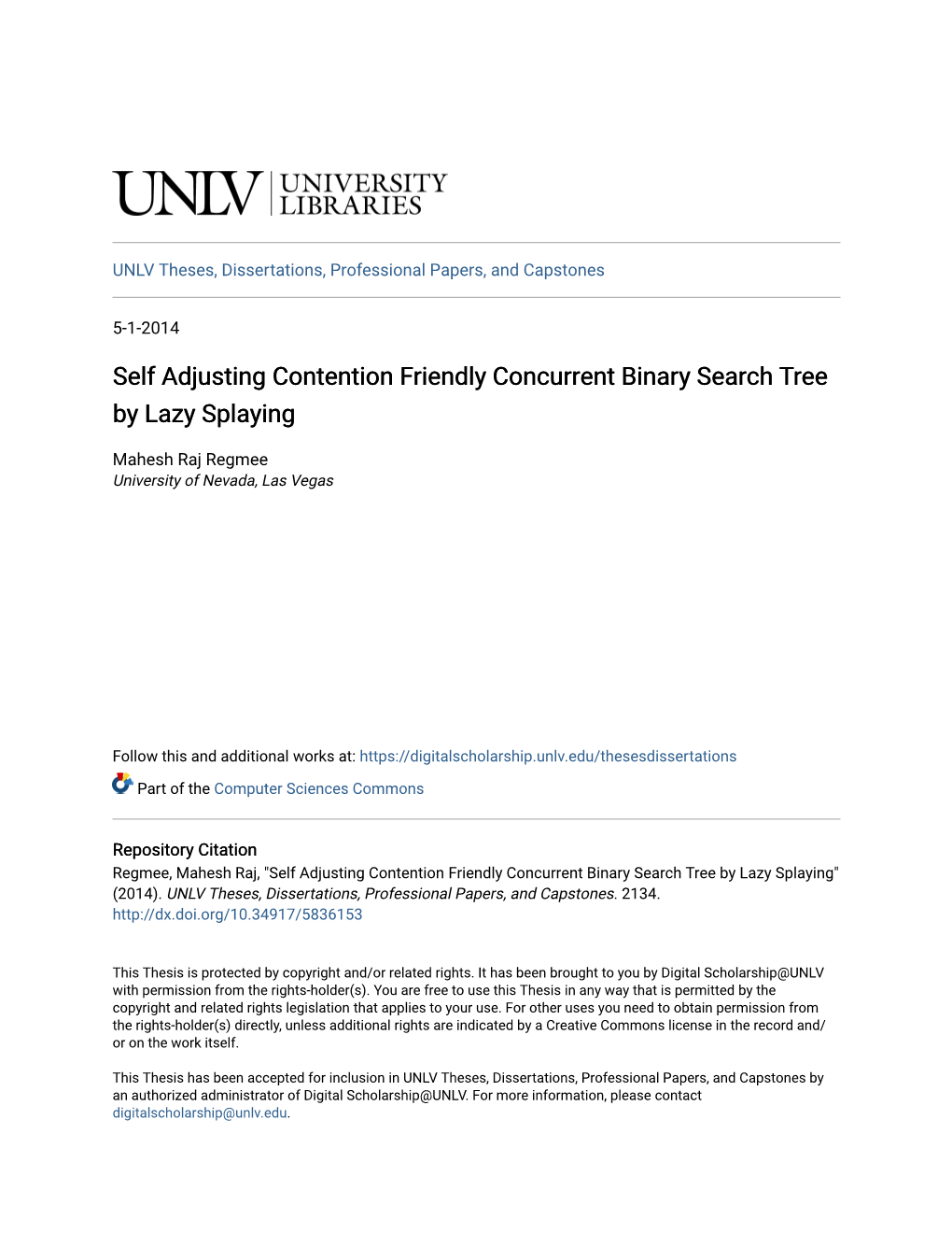 Self Adjusting Contention Friendly Concurrent Binary Search Tree by Lazy Splaying