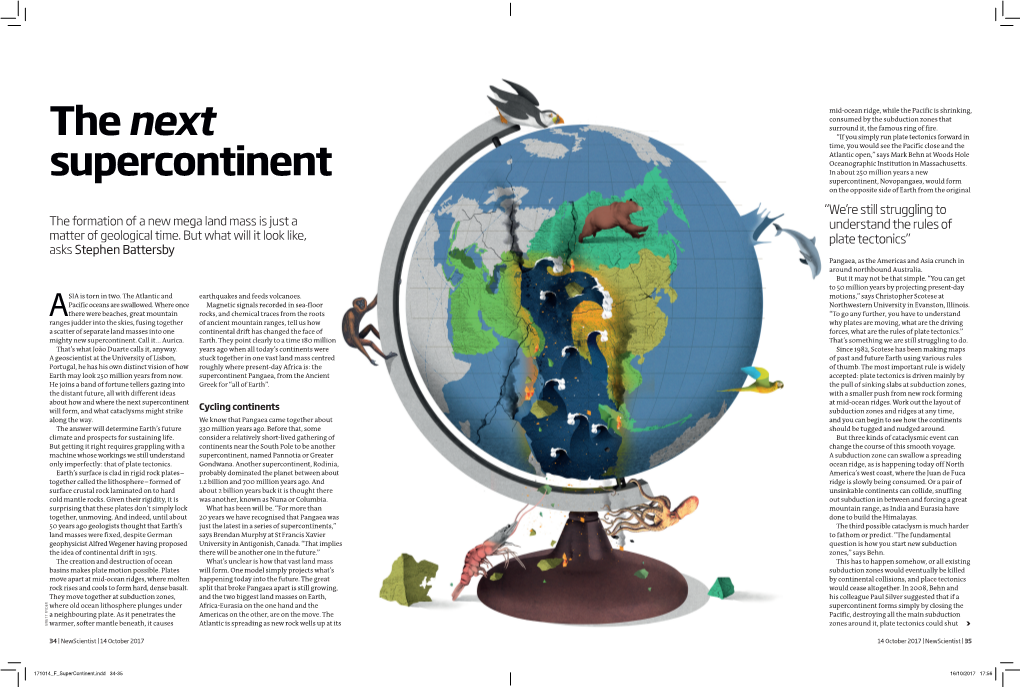 The Next Supercontinent at Mid-Ocean Ridges