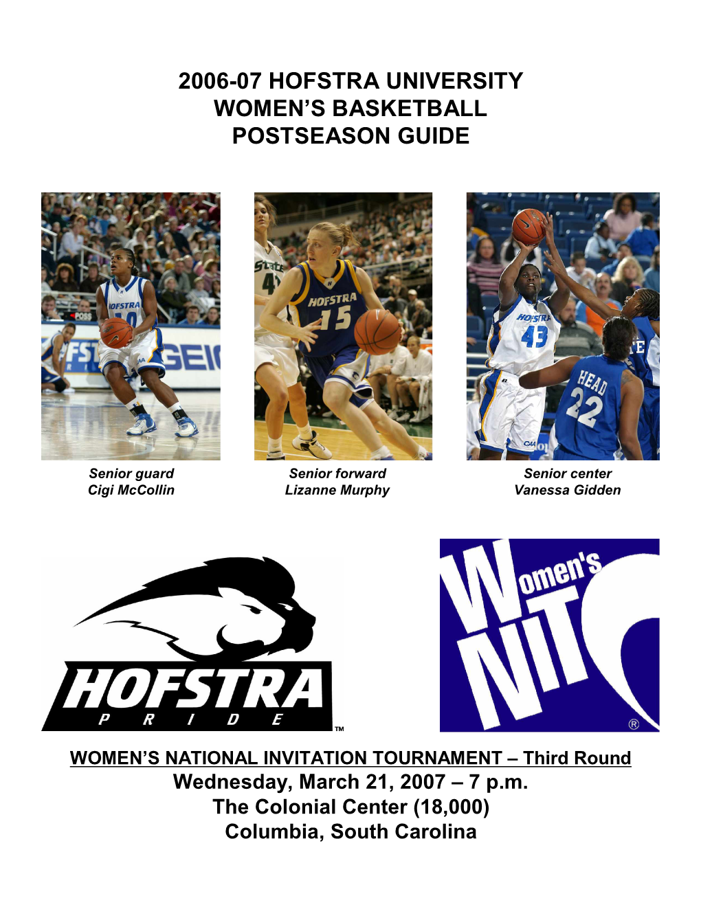 2006-07 Hofstra University Women's Basketball