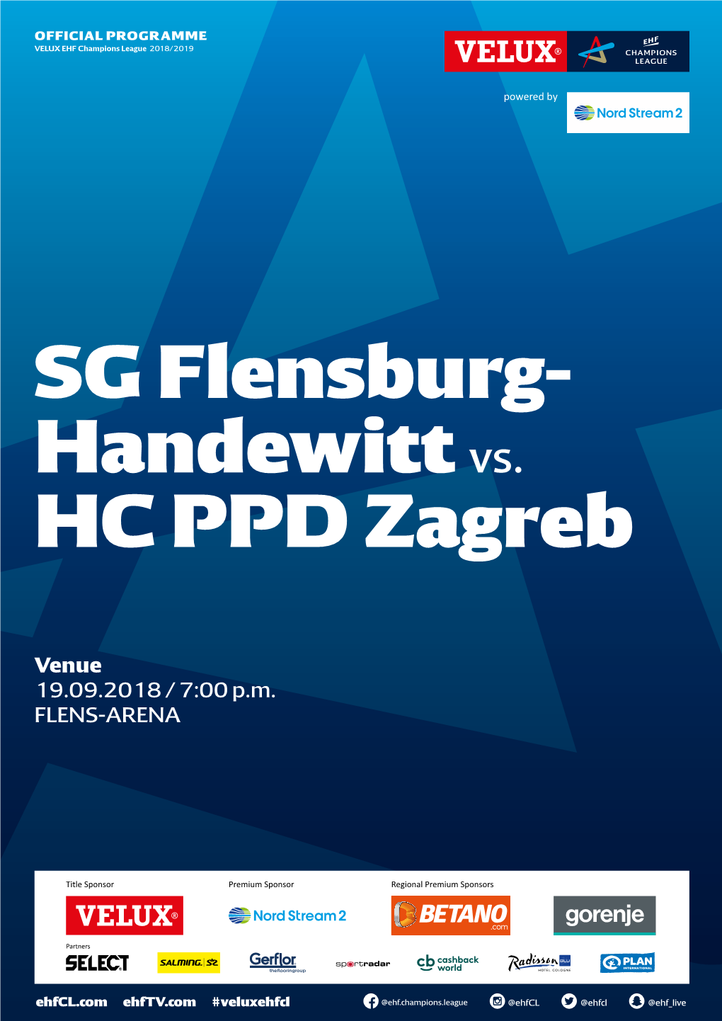 SG Flensburg- Handewitt Vs. HC PPD Zagreb