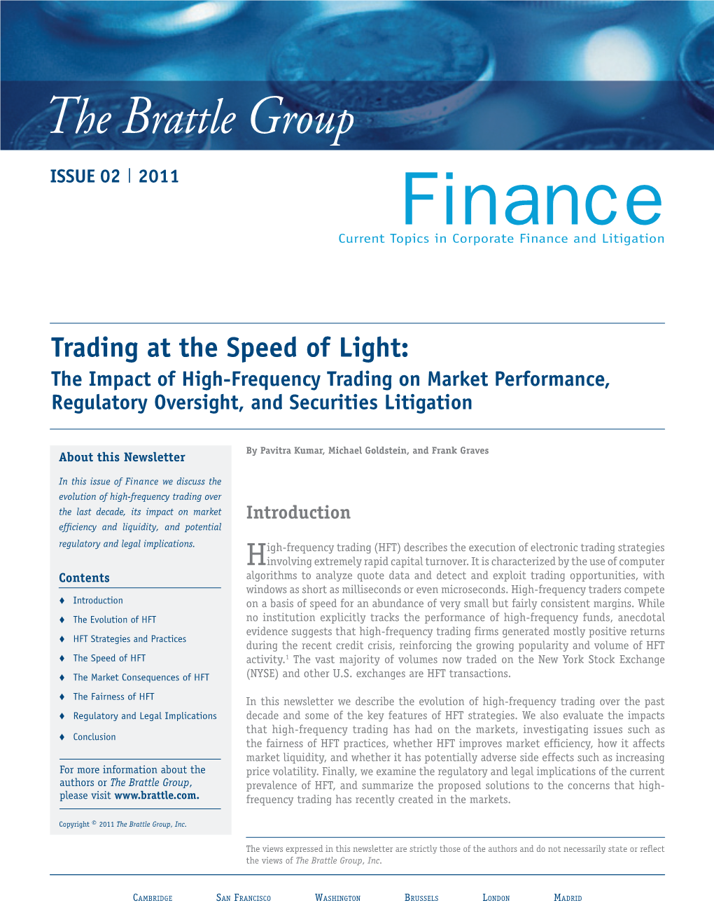 The Market Consequences of High-Frequency Trading