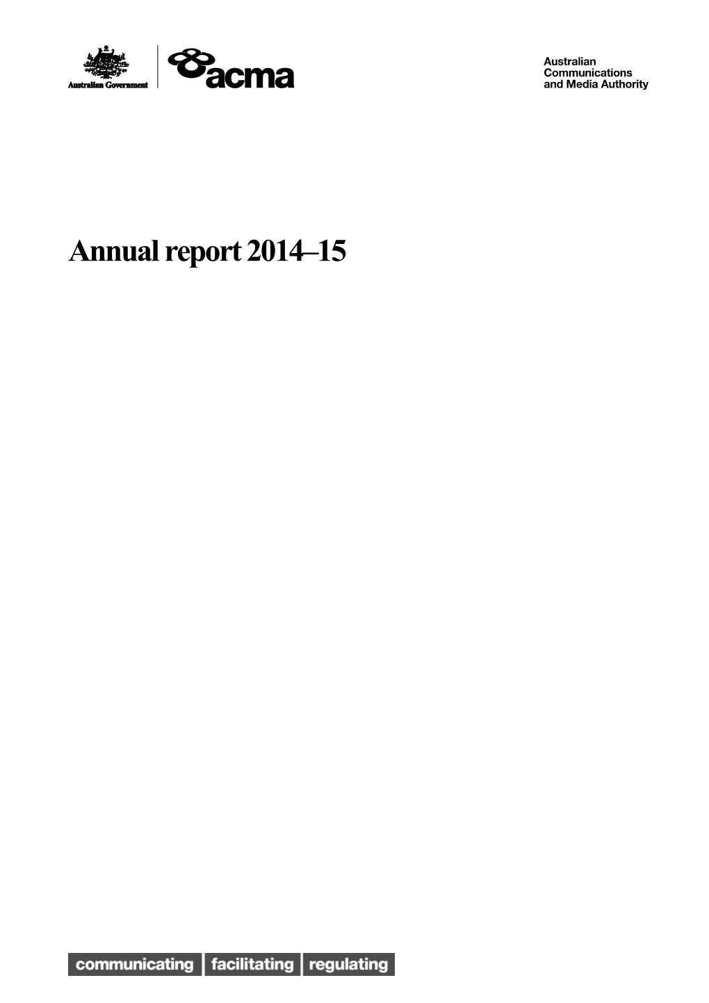 Annual Report 2014 15