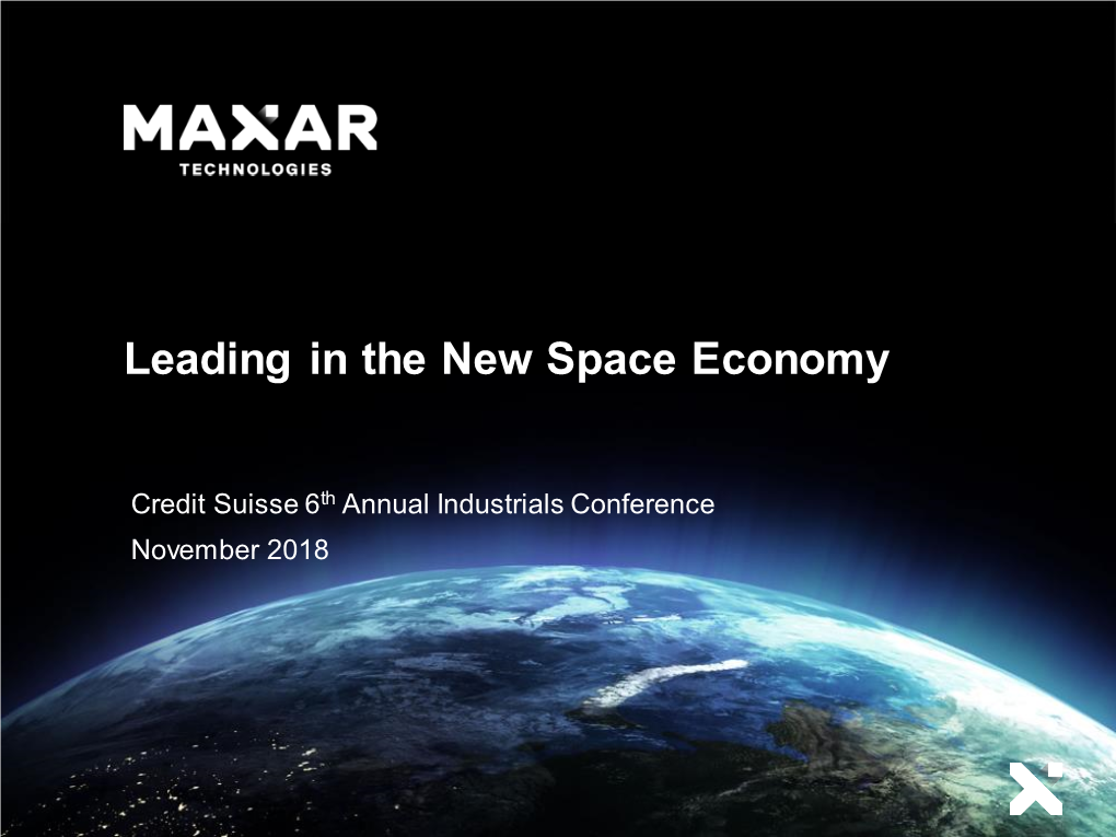 Leading in the New Space Economy