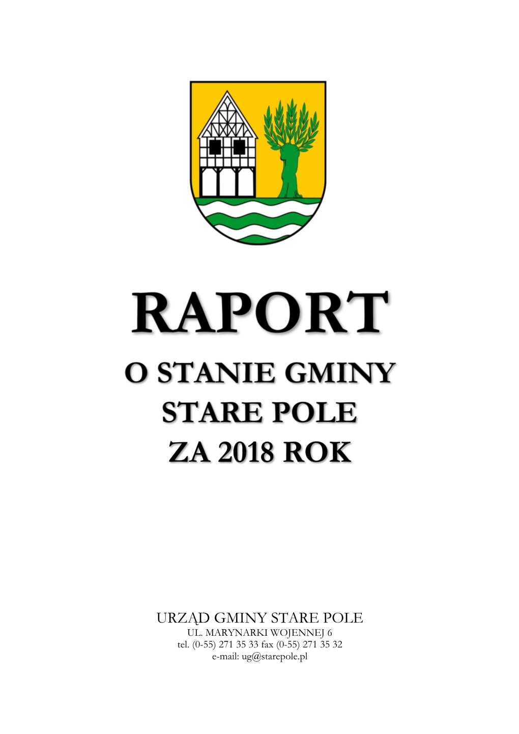 Raport O Stanie Gminy Stare Pole Za 2018 Rok