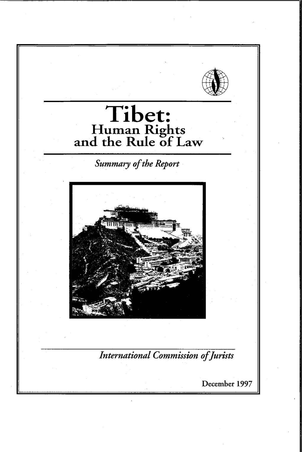 Tibet: Human Rights and the Rule of Law