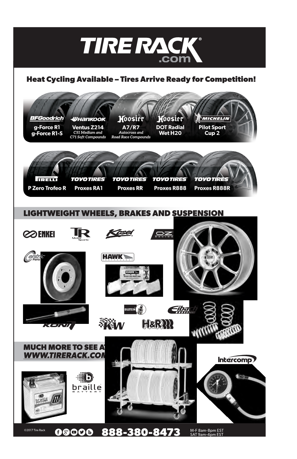 Lightweight Wheels, Brakes and Suspension