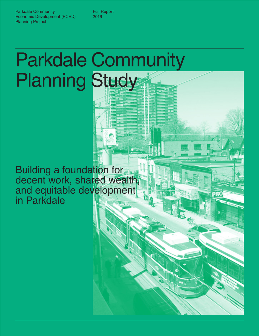 Parkdale Community Planning Study