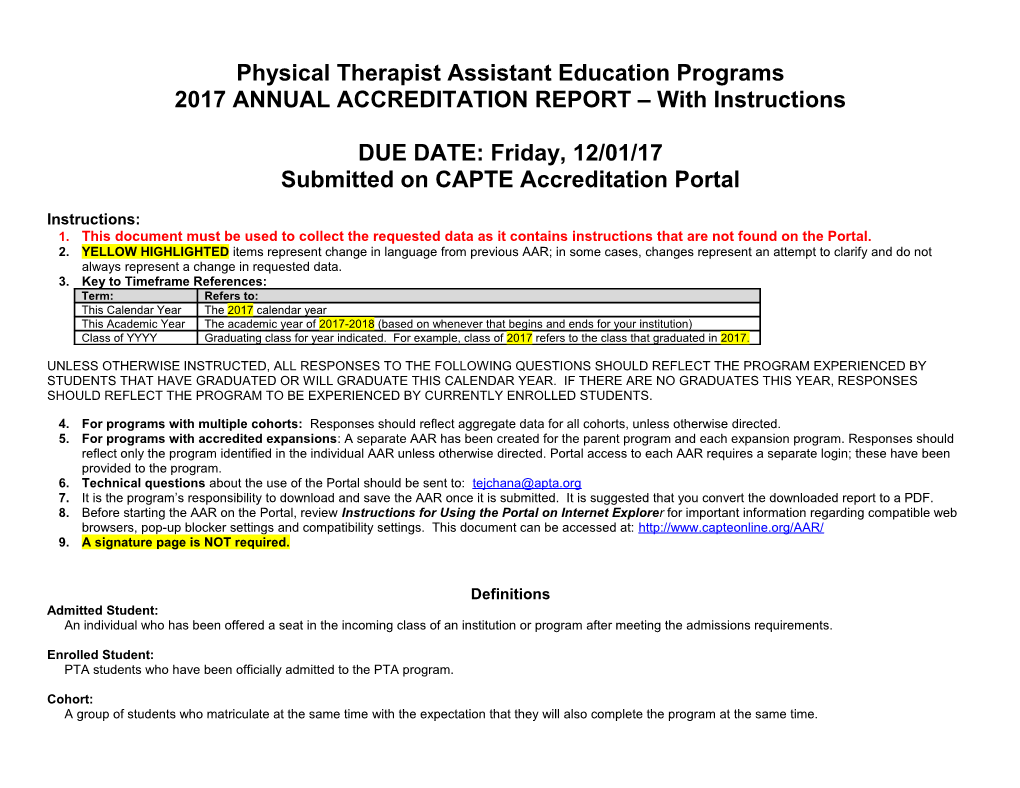 Physical Therapist Assistant Education Programs