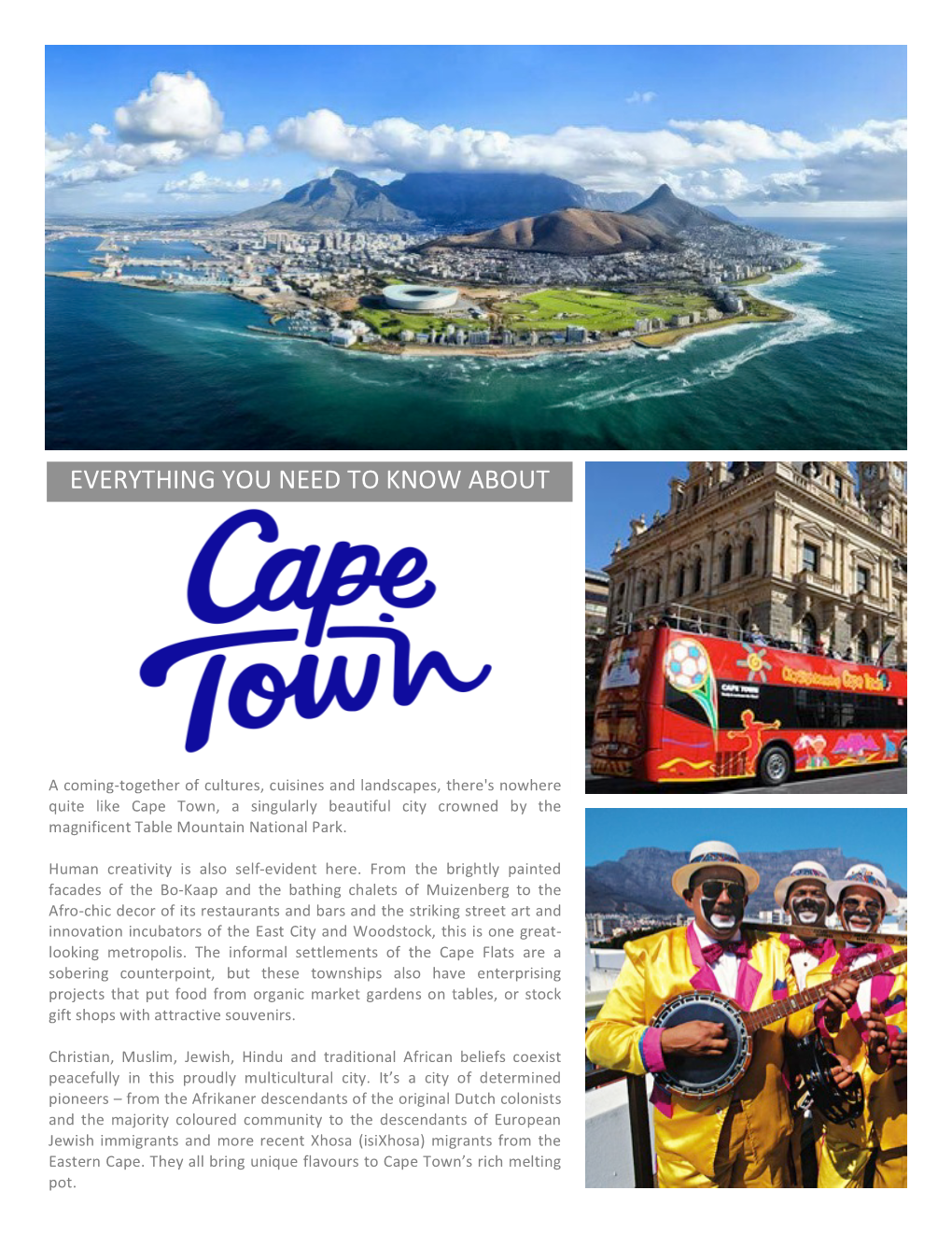 Cape Town Information