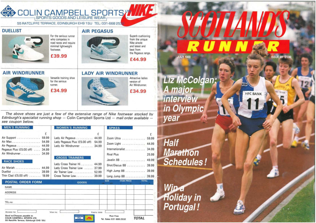 Running Shop - Colin Campbell Sports Ltd - Mail Order Available - See Coupon Below