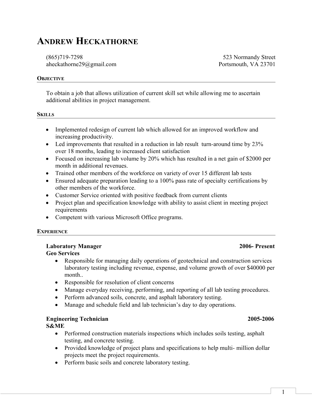 Instant Resume Templates: Career Change Resume