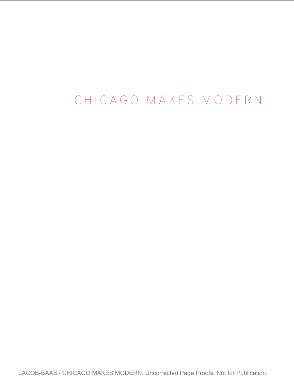 Chicago Makes Modern 12