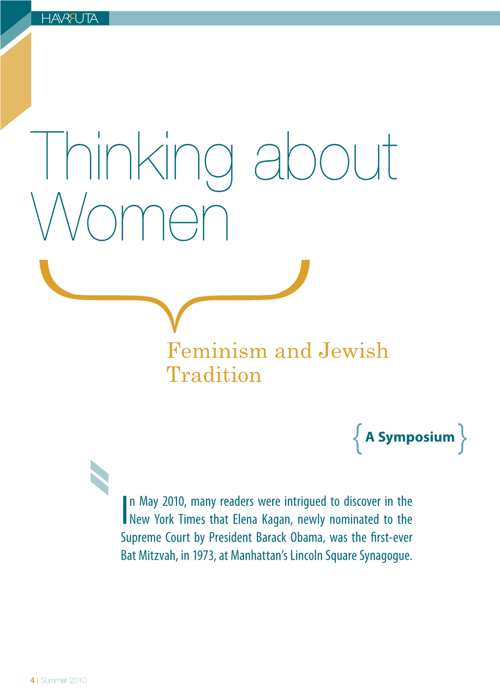 Feminism and Jewish Tradition